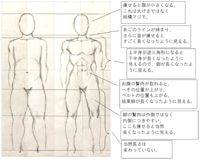 「筋トレ＆ダイエットでモデル体形が実現可能」のイメージ図