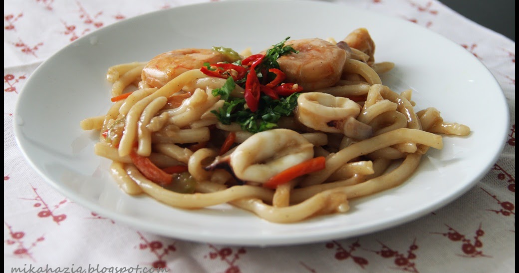 Mikahaziq: Asian Noodle Recipe : Fried Udon