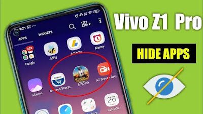 How to Hide Apps On Vivo Z1 PRO Z1 PRO | Any Vivo Z1 PRO Mobile