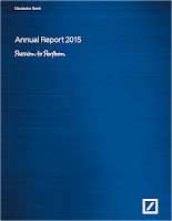 DB, annual, report, 2015, front page