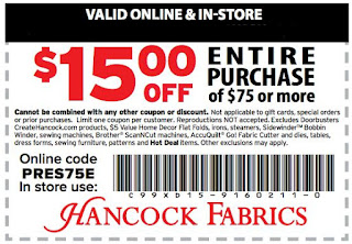 hancock fabrics coupons 2018