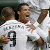 Cristiano Ronaldo scored a hat trick as Real Madrid recorded a 5-0 home win over Athletic Bilbao