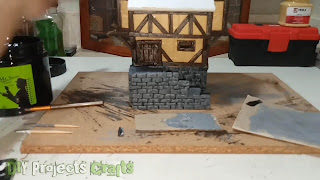 How to Build Miniature Medieval House Village Inn