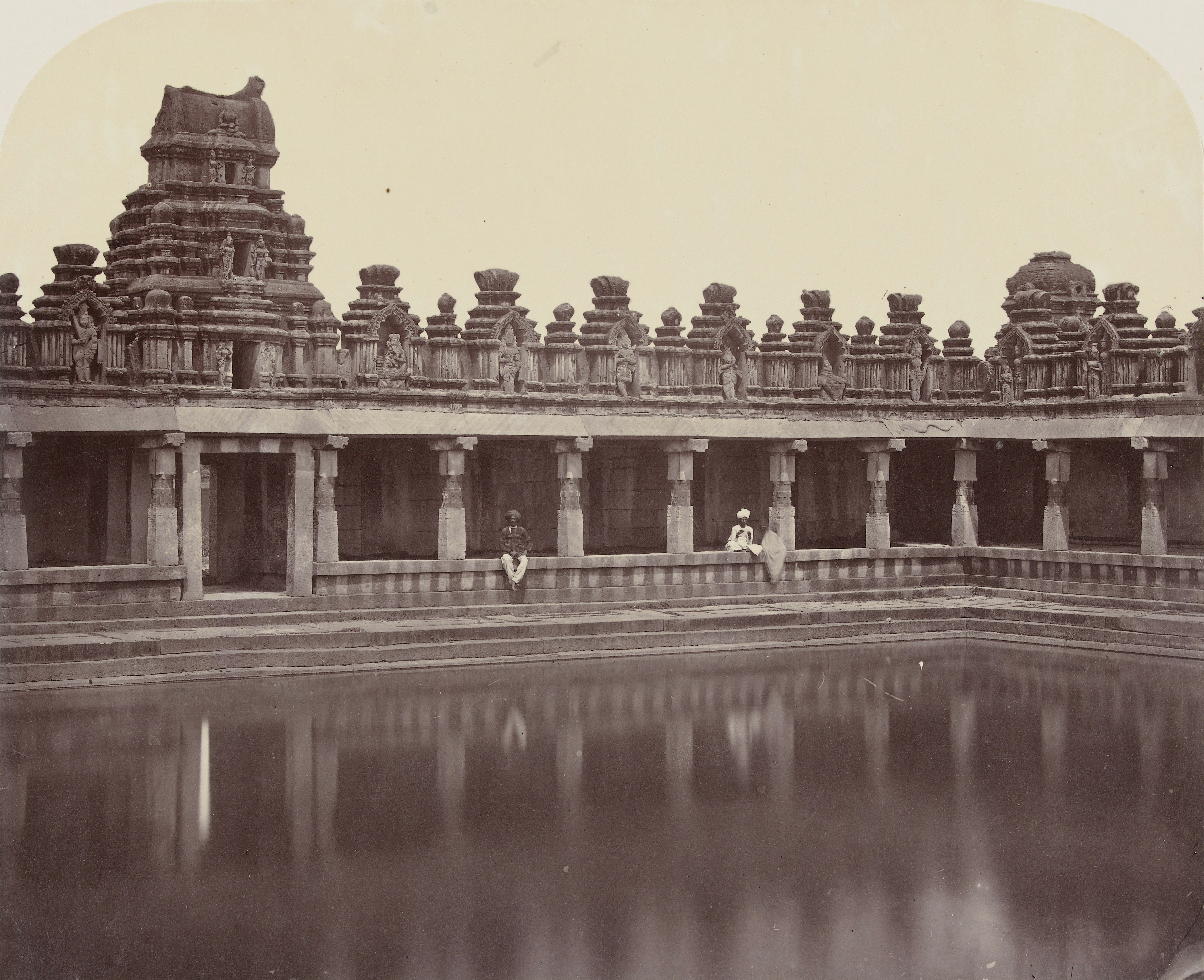 Bhoganandiswara (Bhoga Nandishwara) or Bhoga Nandeeshwara Hindu Temple, Nandi, Chikkaballapur, Karnataka, India | Rare & Old Vintage Photos (1865)