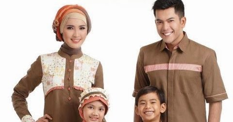 30 Model Baju Muslim Sarimbit  Sekeluarga Model Baju 