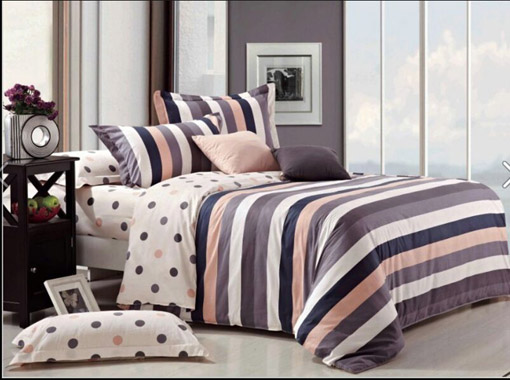 Sprei Jepang Motif Salur Biru