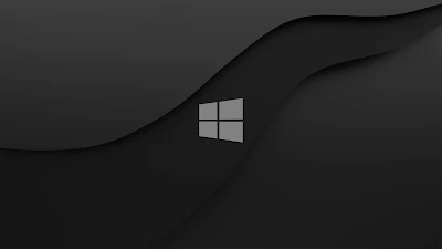 Windows 10 Dark Logo Background