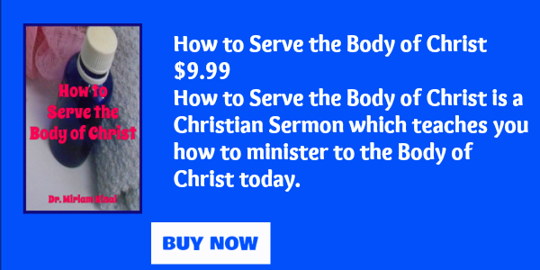 How to serve the Body of Christ 