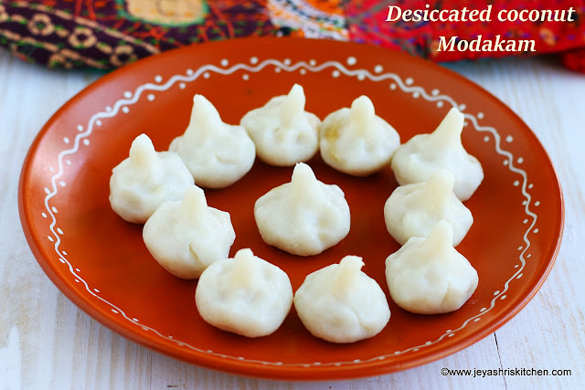 Desiccated coconut modak