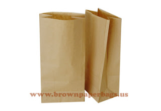 Flat paper bags