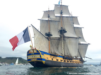 L'Hermione attendue à Saint Malo