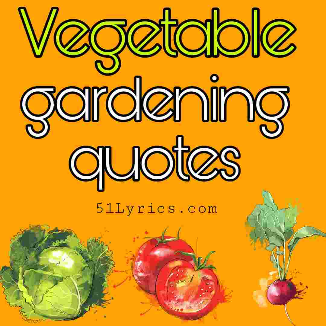 vegetable gardening quotes, gardening sayings, inspirational vegetable gardening quotes