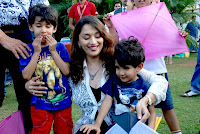 Madhuri Dixit at the Kite Festival