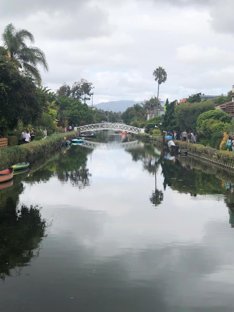 promenade sur les canaux de Venice Beach Los Angeles