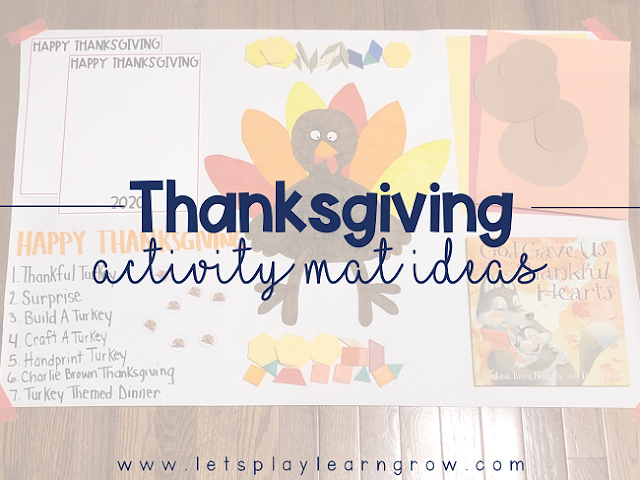 Thanksgiving Activity Mats for Kids