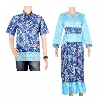 model baju batik couple pesta trendi