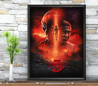 Stranger Things Season 5 Poster Hawkins Will Fall New Poster 2022 Art Wall