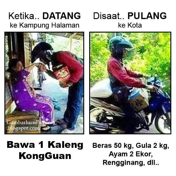 25 Gambar2 Meme Mudik Lebaran Lucu Gokil - Gambar Lucu Terbaru