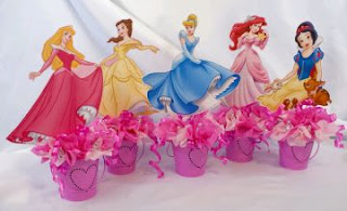 Children Parties, Disney Princess Decoration Centerpieces