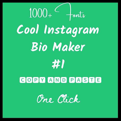 Cool Instagram Bio Maker