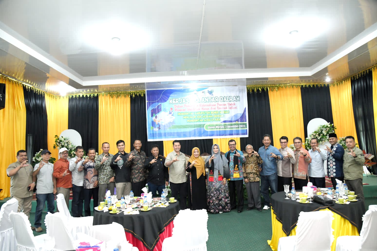 Pj Bupati Bener Meriah Tanda Tangani Kerjasama Dengan Pj Bupati Aceh Utara