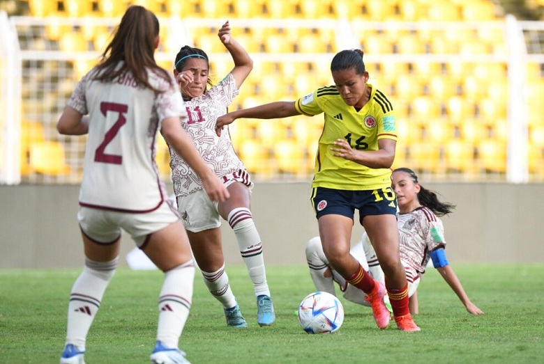 Colombia vs. México en el Mundial Femenil SUb-17 India 2022