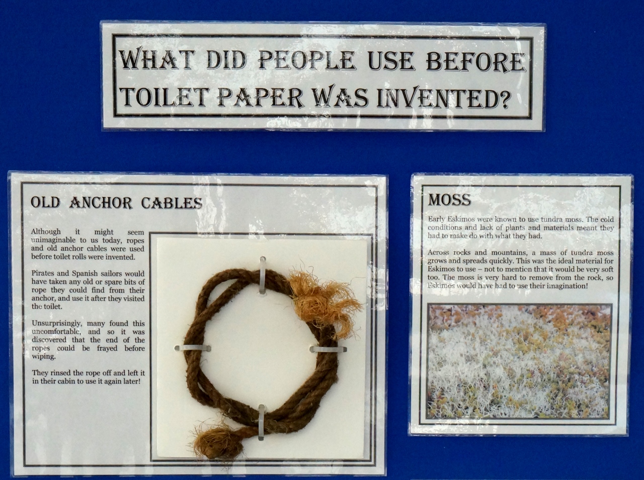 Captain JP's log: What did sailors use before toilet paper was invented?