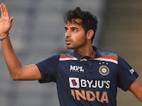 Bhuvneshwar Kumar voted ICC Players of the Month for March 2021.