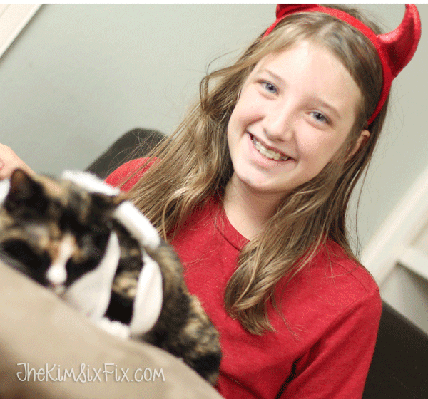 Angel and devil costumes