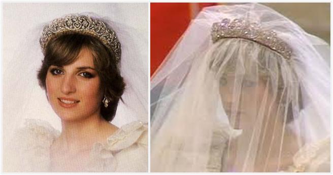 Diana on her wedding day