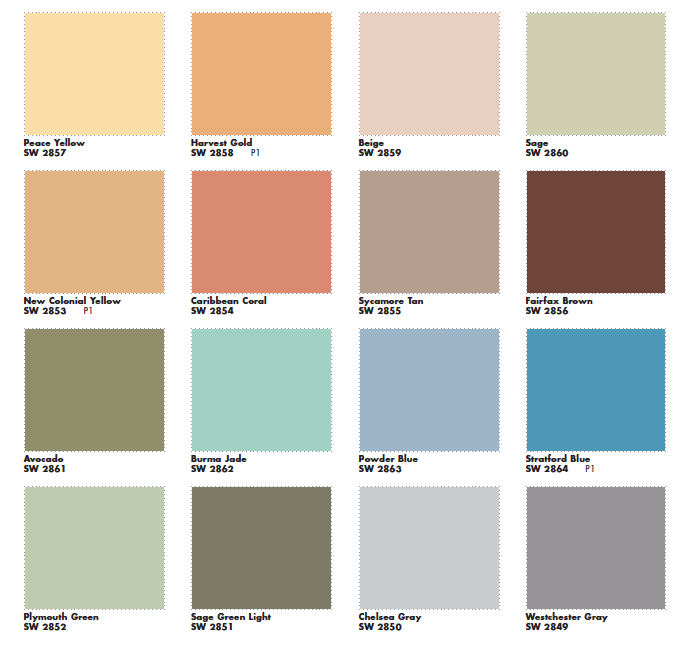 Mid Century Modern  Exterior Color  Schemes Joy Studio 