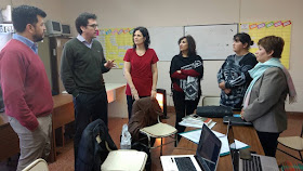Dirección Gral. de Educación Secundaria: Visita de la Dra. en Matemática Mabel  Rodríguez