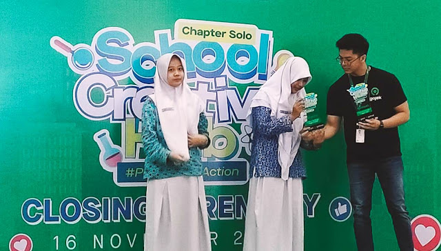 Keren, 2 Penghargaan Gojek School Creative Hub 2023 se-Solo Raya, Disabet Siswa SMP Muhammadiyah PK Kottabarat