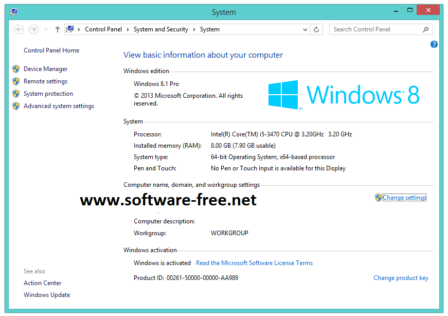 Windows 8.1 Pro 64 Bit Product Key Free Download | Pure ...