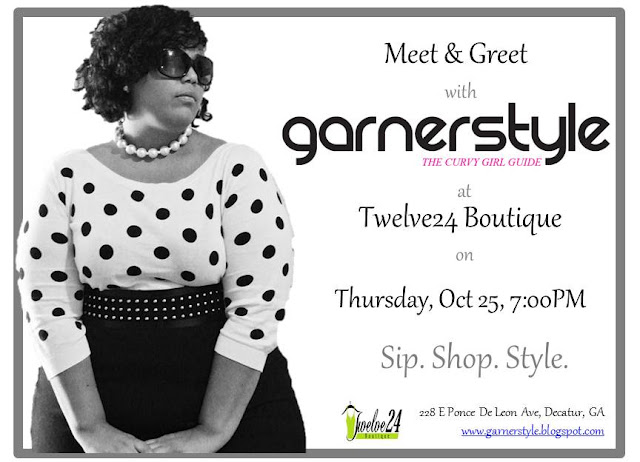 plus size blogger, Garnerstyle at Twelve24 Boutique in Atlanta