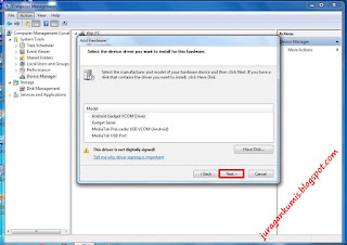 Cara Install Android CDC Driver Paling Mudah - JuraganKumis