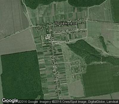 село Травневое на карте (спутниковая карта с домами)