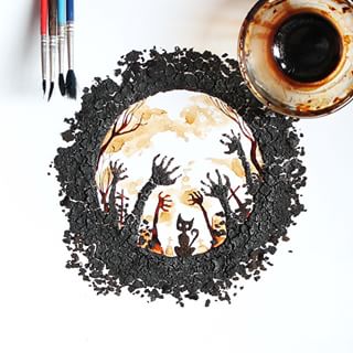 Ghidaq al-Nizar coffee artwork