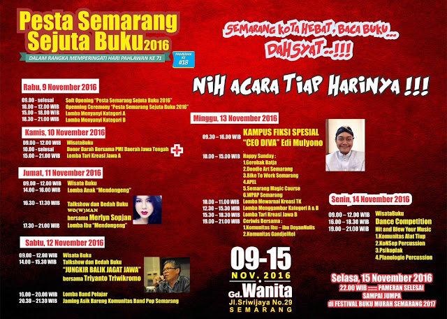 pesta semarang sejuta buku november 2016 heri lare grage heriheryanto.com