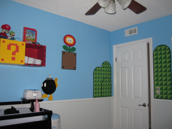 Super Mario Bedroom Decor