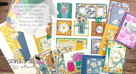 RSVP by July 28, 2020!  Click for details!  TO GO!  Flowers for Every Season by Stampin' Up! #StampTherapist #StampinUp