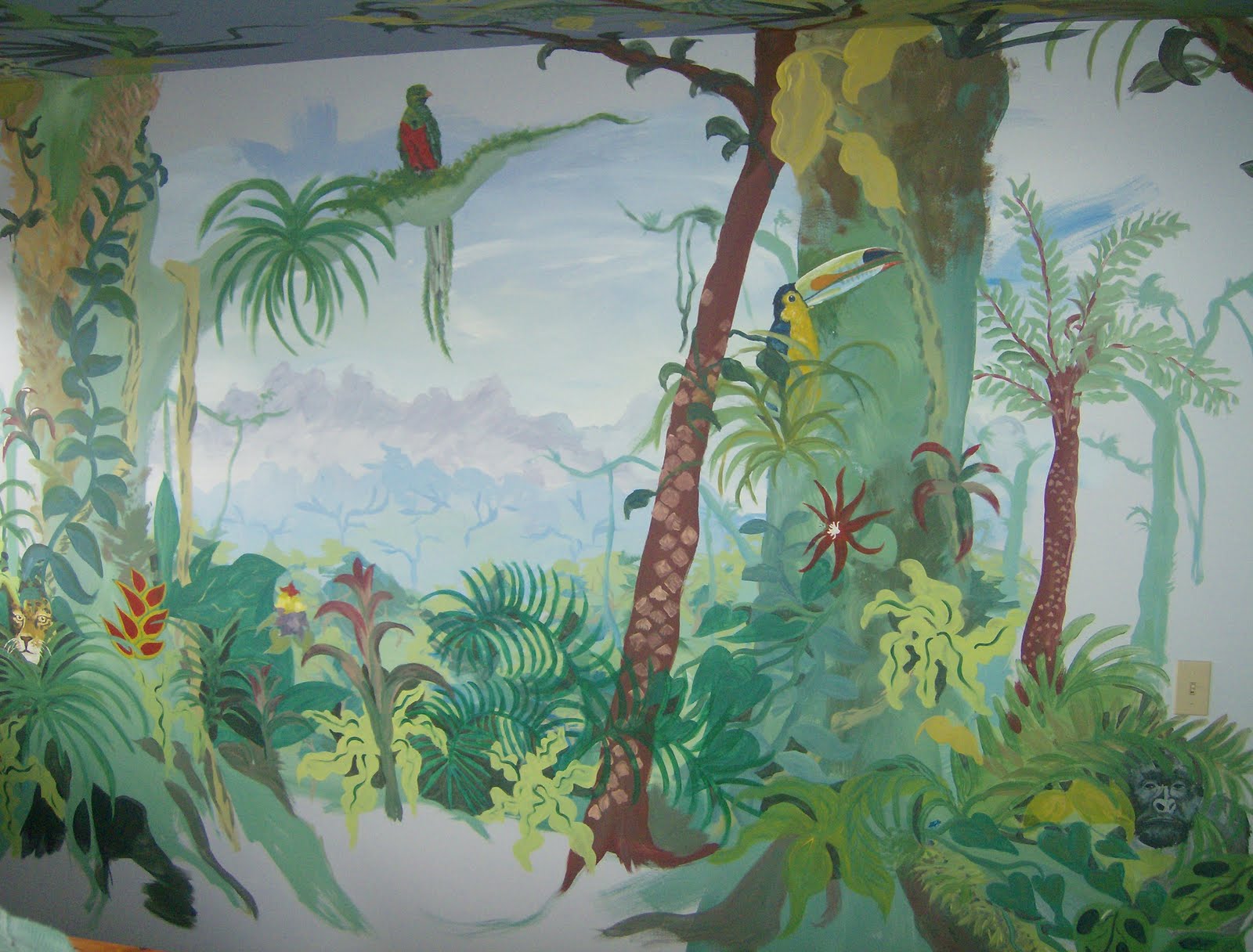 rainforest mural wallpaper - www.high-definition-wallpaper.com