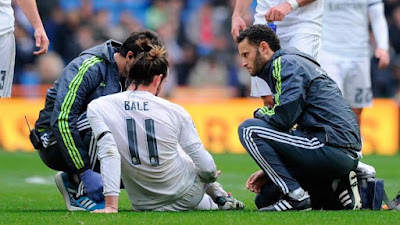 Bale gặp chấn thương khá nặng