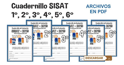 Cuadernillo de Evaluación SISAT 1° a 6° Grado 2023