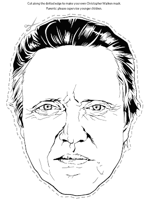 make your own Christopher Walken mask