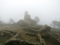 The church and village of Santa Creu, Sant Pere de Rodes