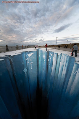 Ice Age in 3D Street Art by Edgar Mueller Seen On www.coolpicturegallery.net