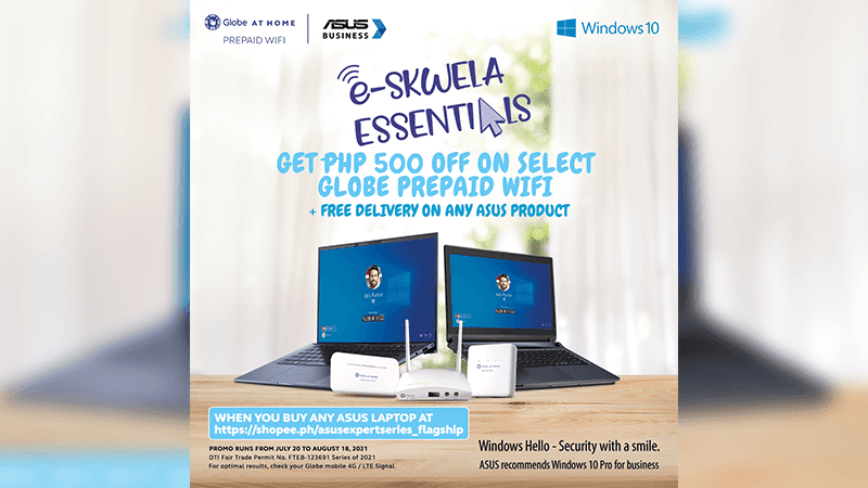 ASUS Business partners with Globe at Home for the "E-Skwela Essentials"