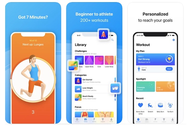 Seven - Η βραβευμένη εφαρμογή που υπόσχεται να μας κάνει «φέτες» με 7 λεπτά άσκησης την ημέρα