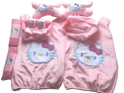 Bantal Mobil Set Motif Hello Kitty 5 in 1